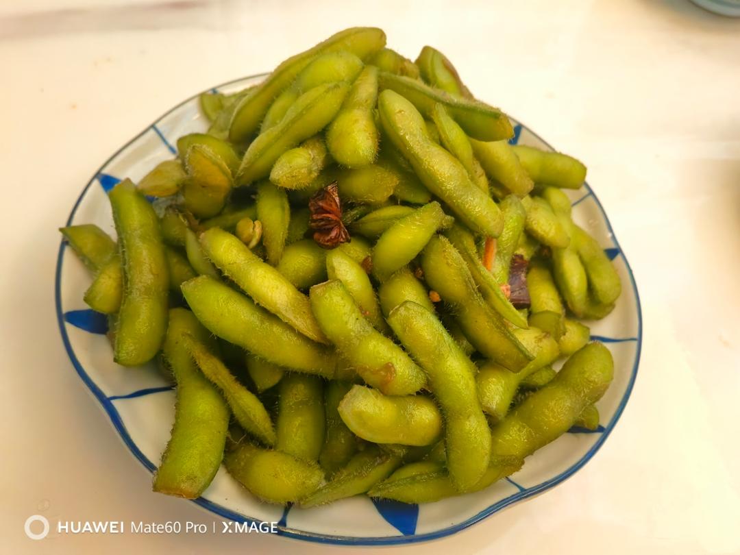 水煮毛豆（饭店口味）