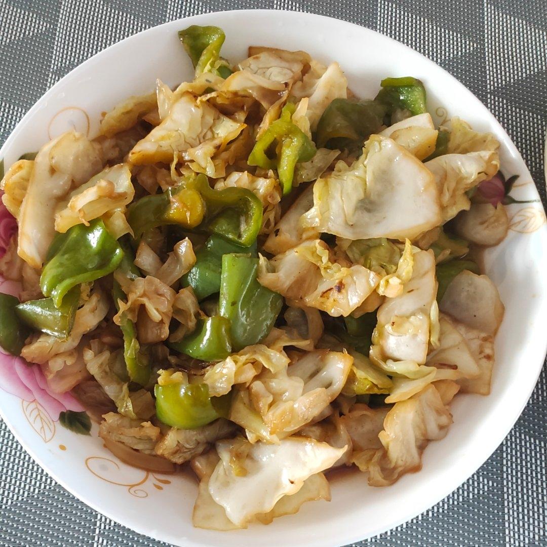 大头菜炒青椒