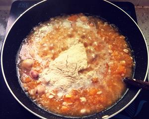 浓浓豆香的低脂高纤南瓜燕麦早餐粥的做法 步骤4