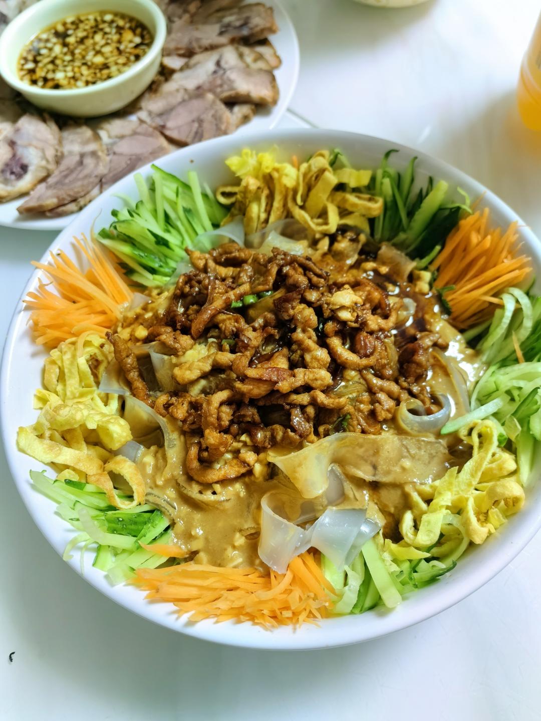 曼食慢语丨2021年夜饭-五彩大拉皮