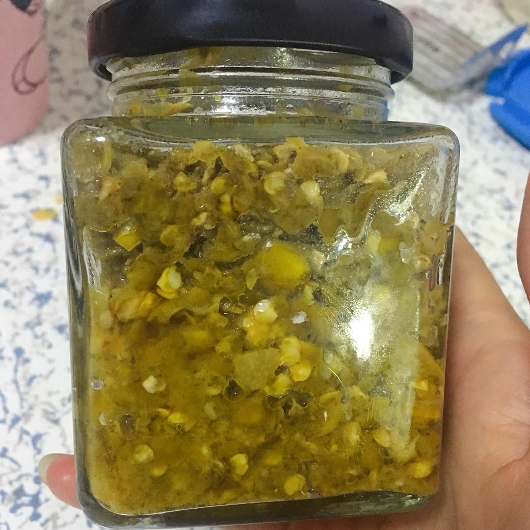 纯手工青辣椒酱