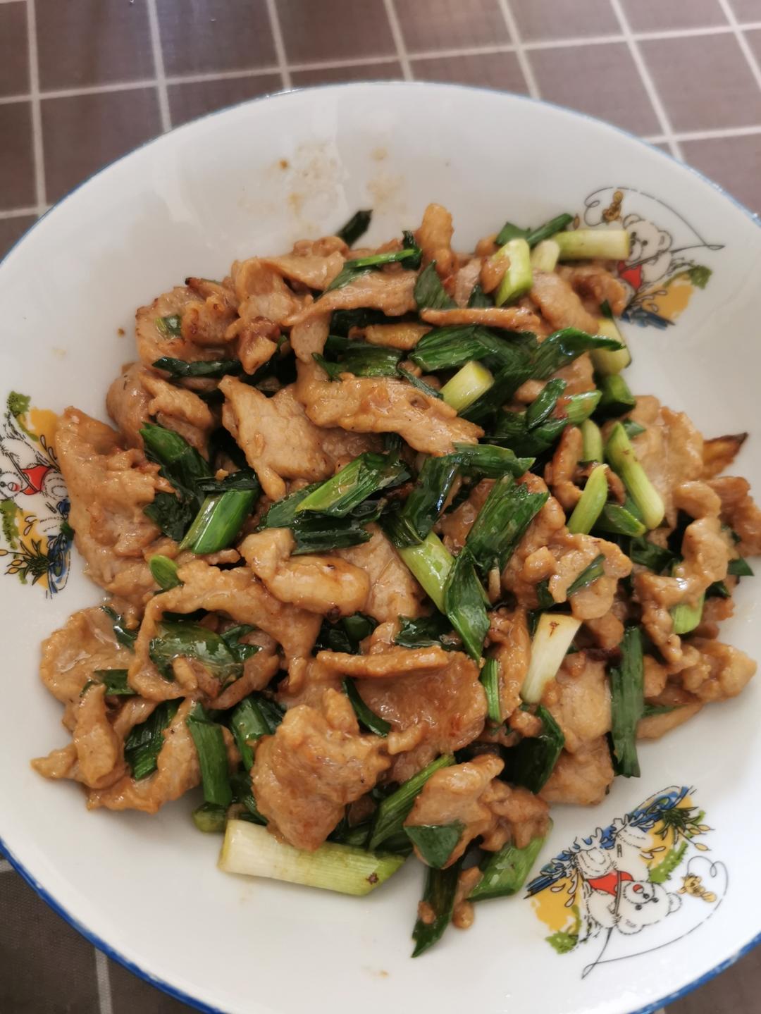 青蒜炒肉