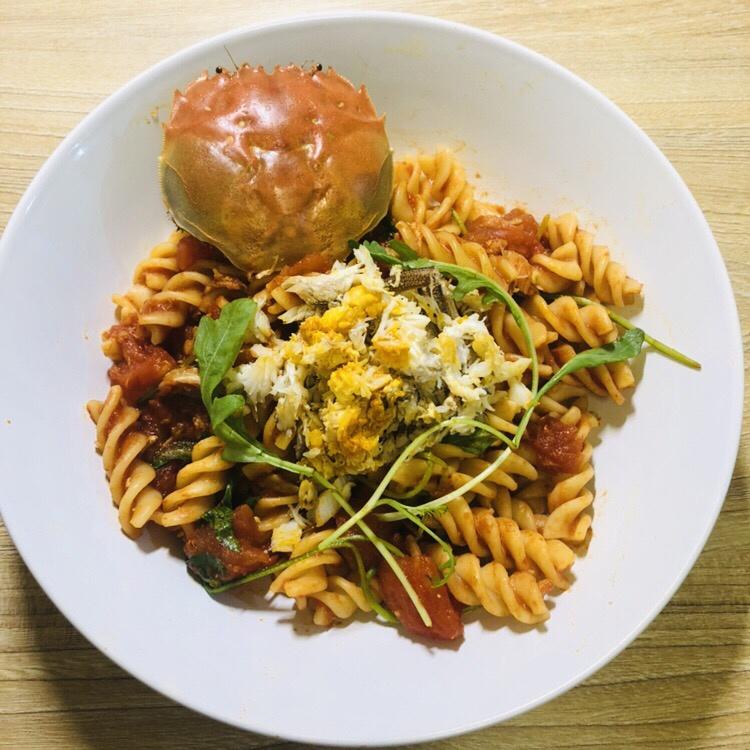 Onuk's vlog 12-18  番茄蟹肉意面