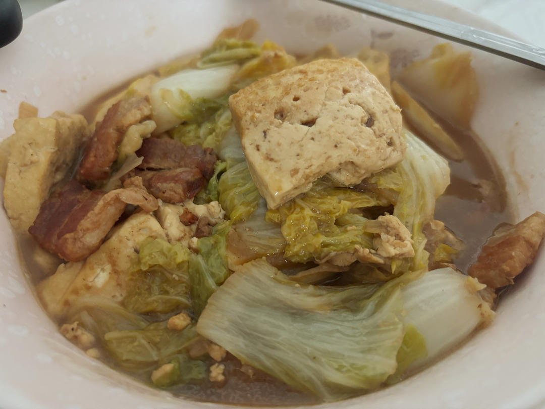 冬季最爱的家常菜！大白菜炖大豆腐或干豆腐