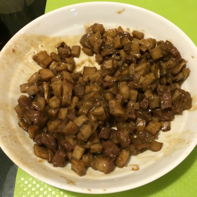 杏鲍菇牛肉粒