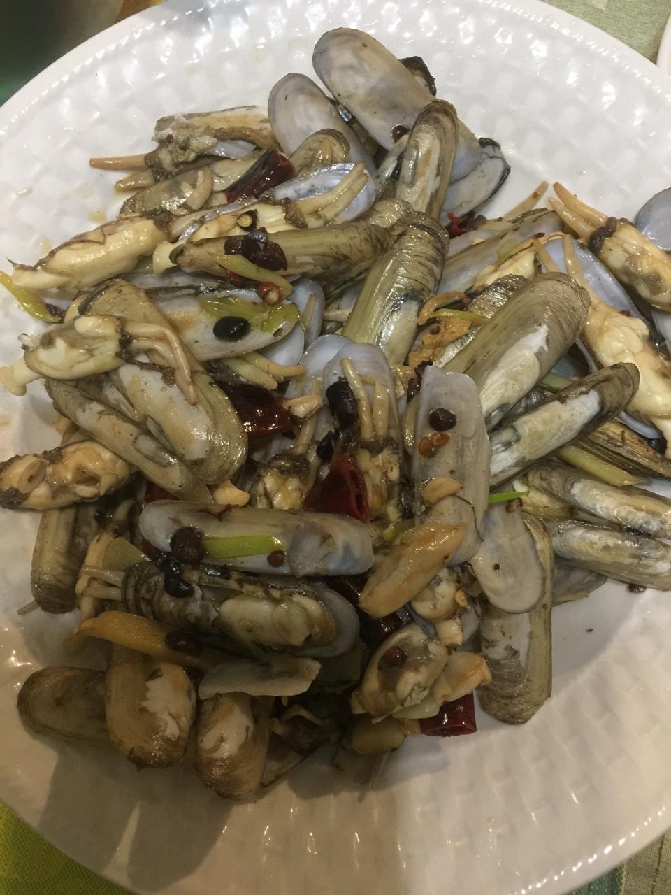 夜市儿霸王之250kcal低脂低热辣炒花蛤