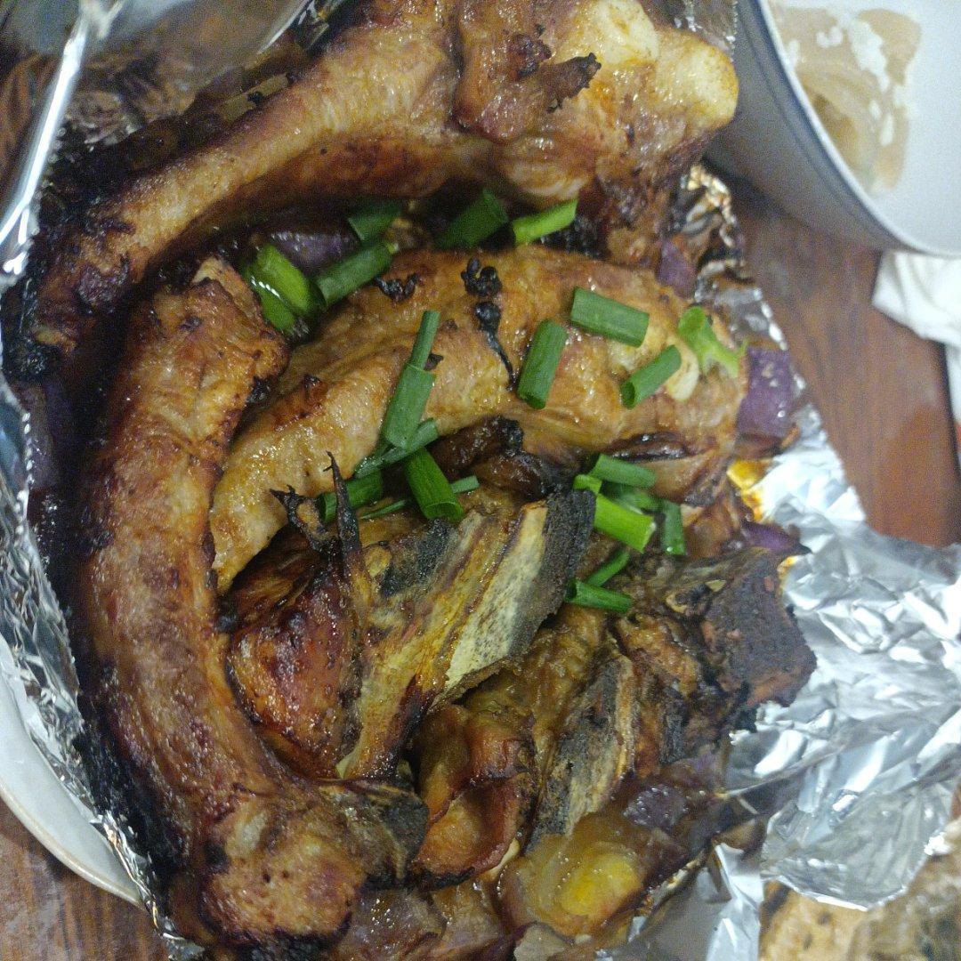 空气炸锅版（烤箱）蒜香排骨