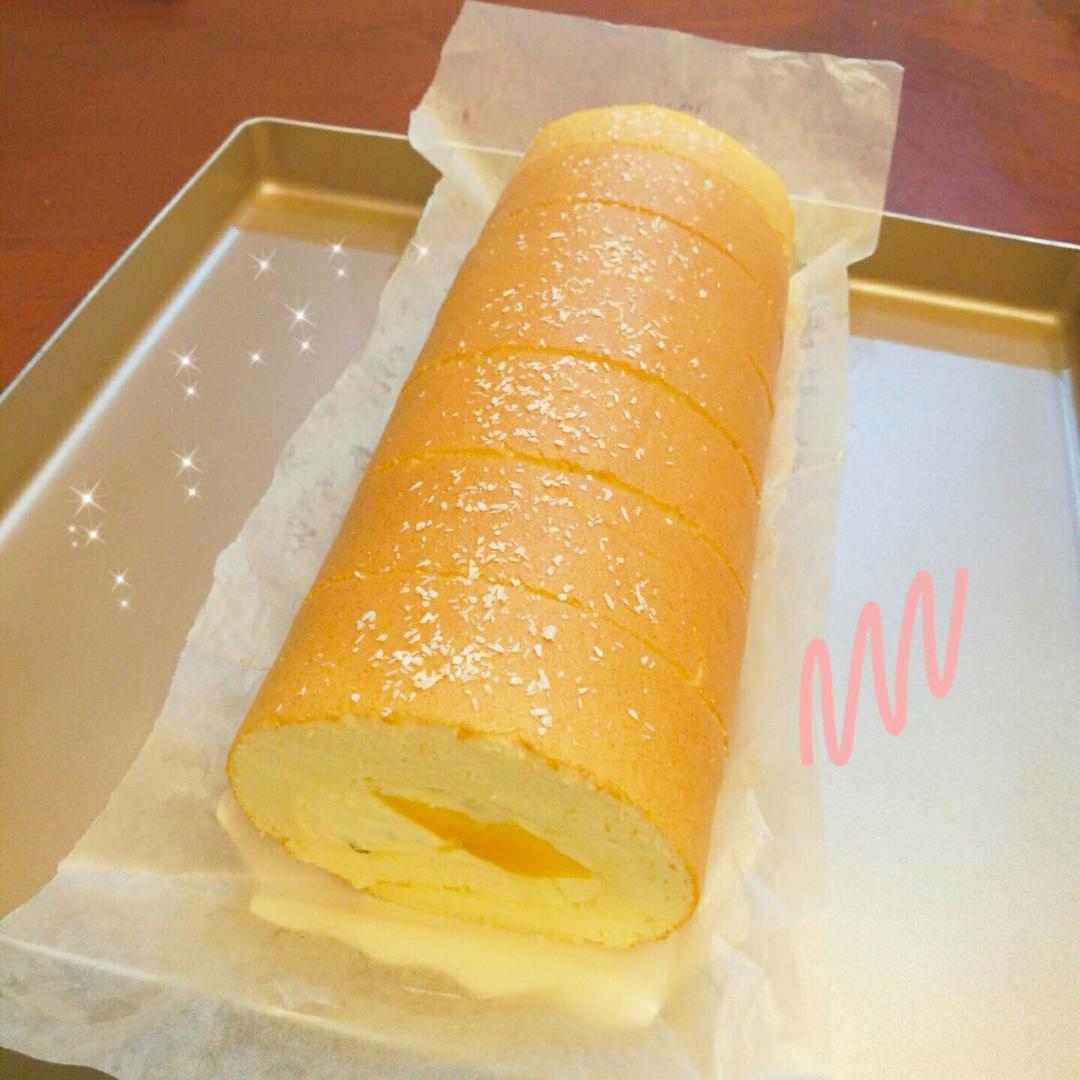“夏威夷”蛋糕卷（百香果椰芒蛋糕卷）