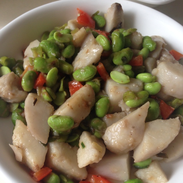 毛豆烧芋艿