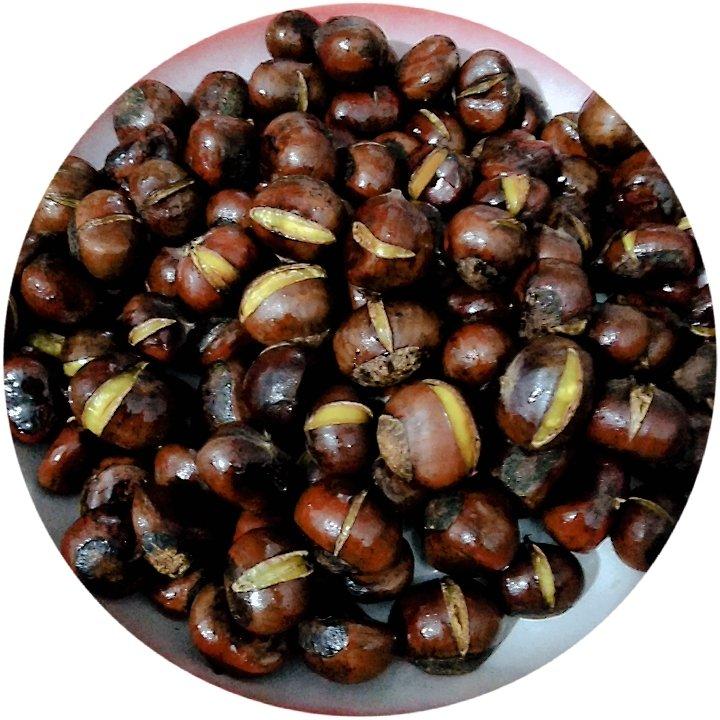 烤箱版糖炒栗子