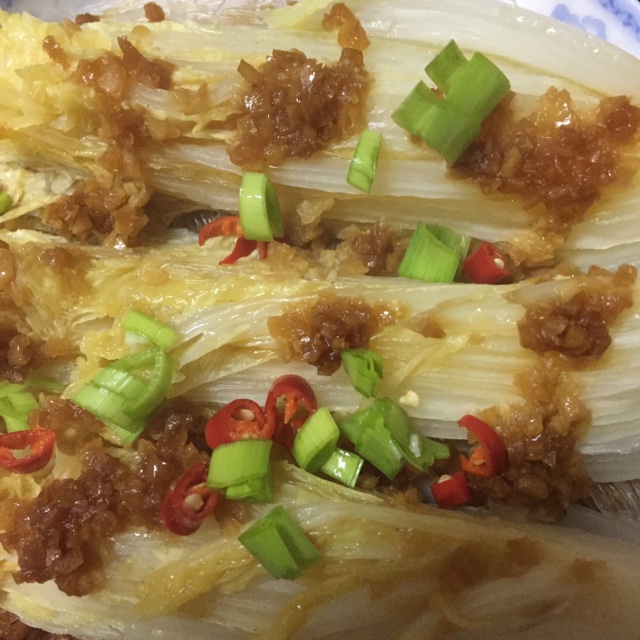 蒜蓉粉丝蒸娃娃菜