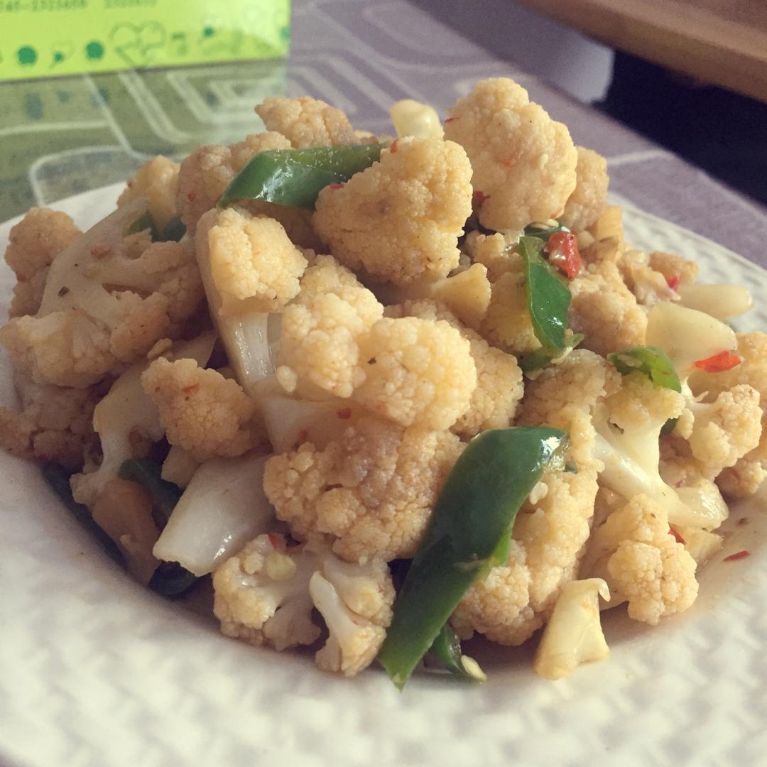 素烧菜花