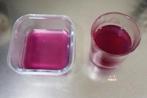 网红葡萄撞奶❗️（两种做法）葡萄椰奶冻  ❗️（超简单白凉粉版）的做法 步骤4