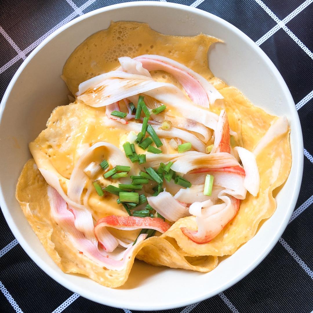 蟹棒鸡蛋丼