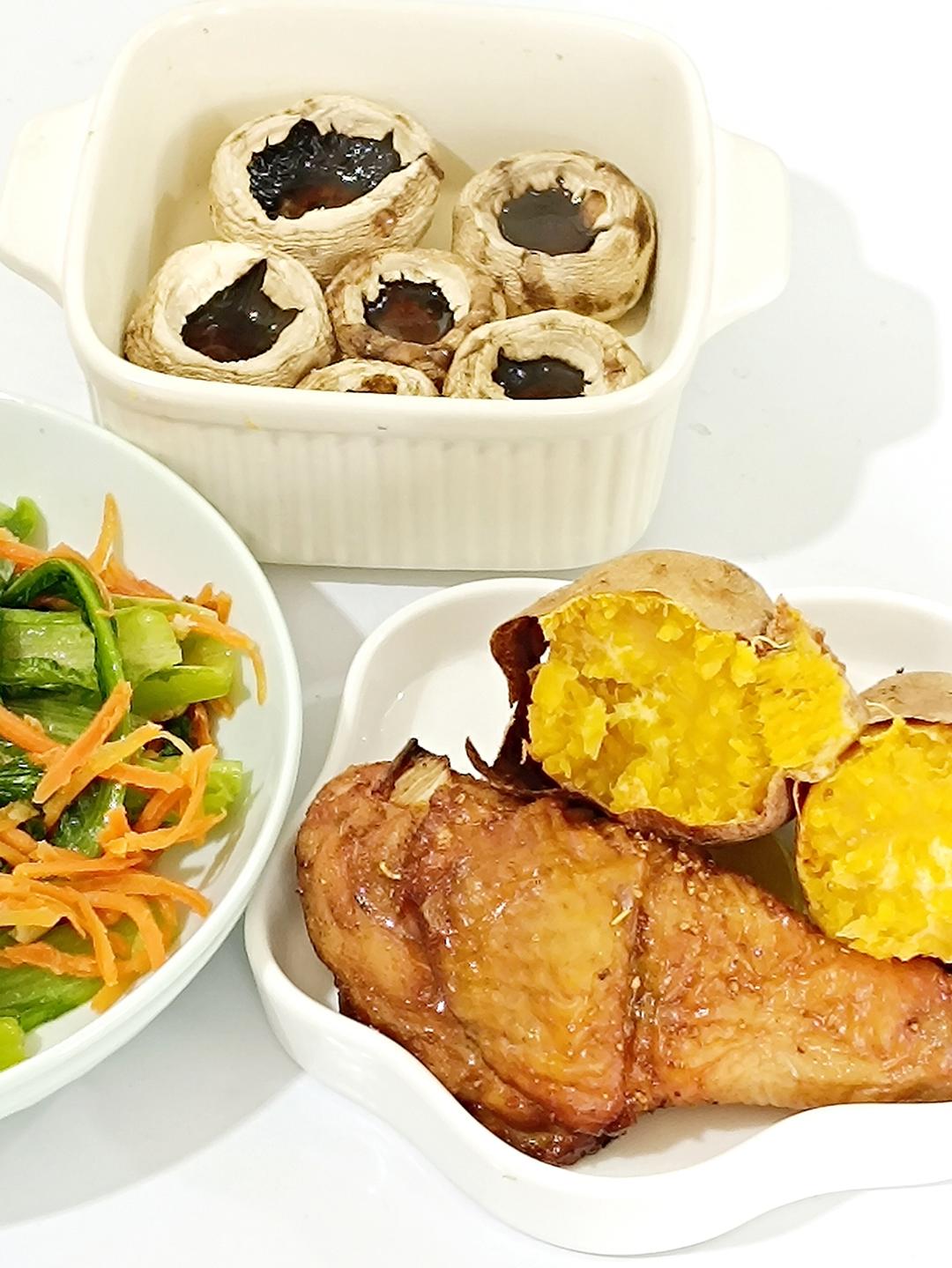 鲜嫩多汁的无油炸鸡腿！（空气炸锅）