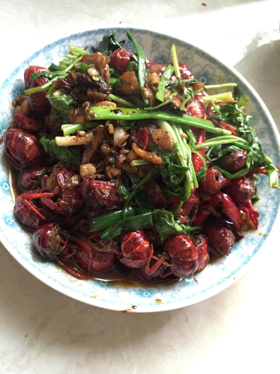 麻辣炒虾尾