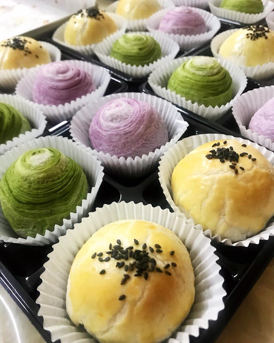 紫薯酥&抹茶酥