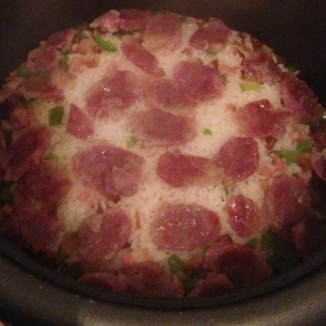 电饭锅酱油肉香肠焖饭