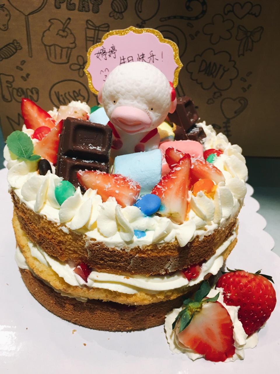 懒人最爱の裸蛋糕（8寸）