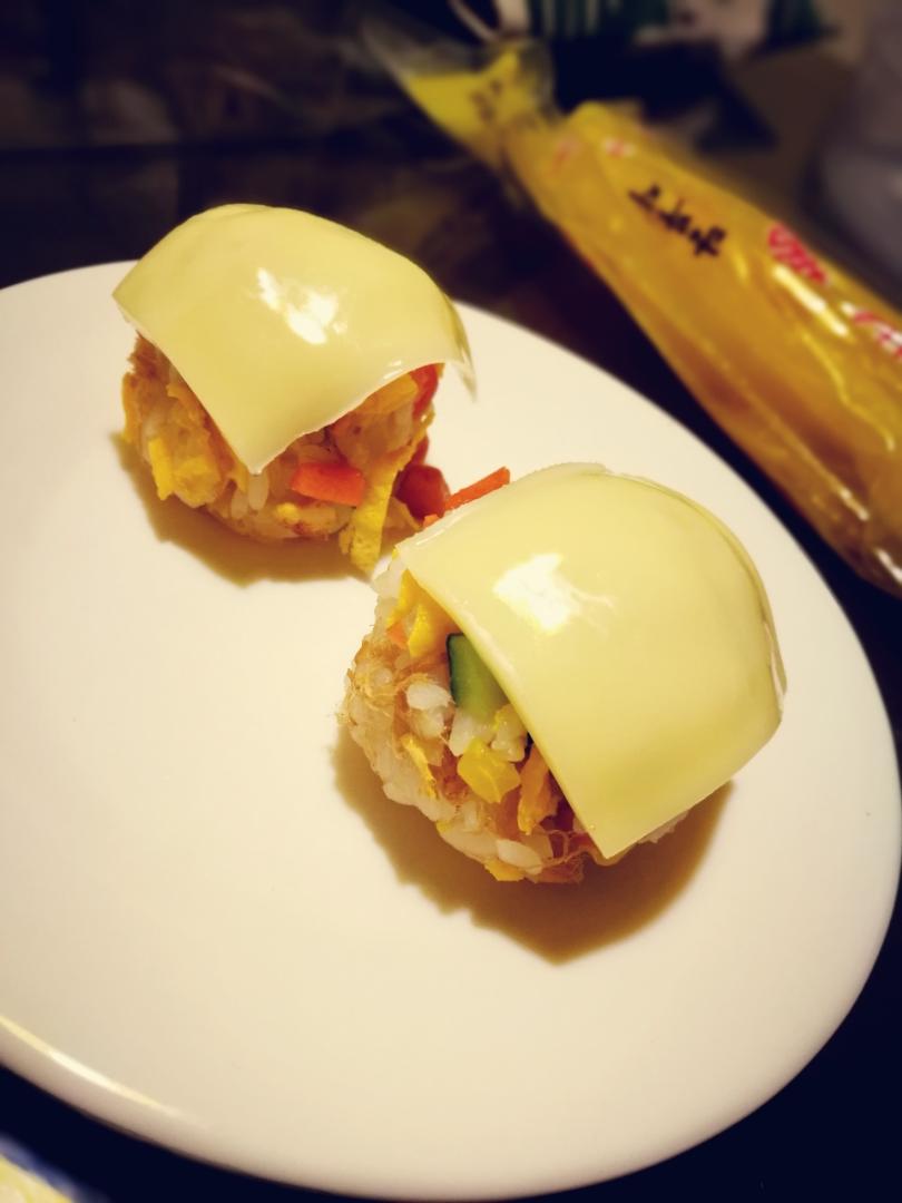 芝士什锦烤饭团