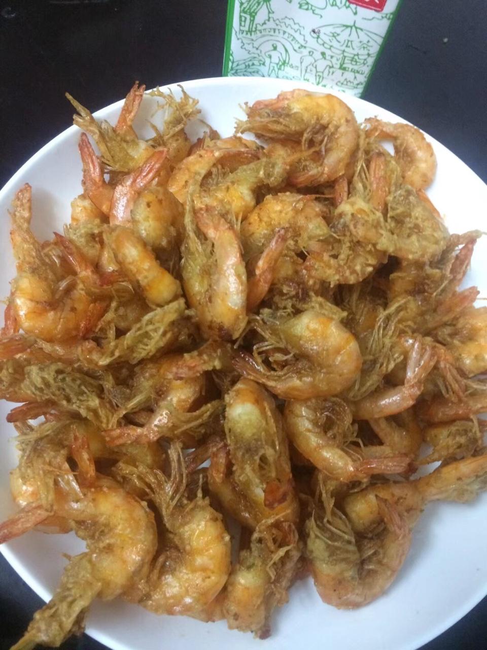 最简单炸小虾