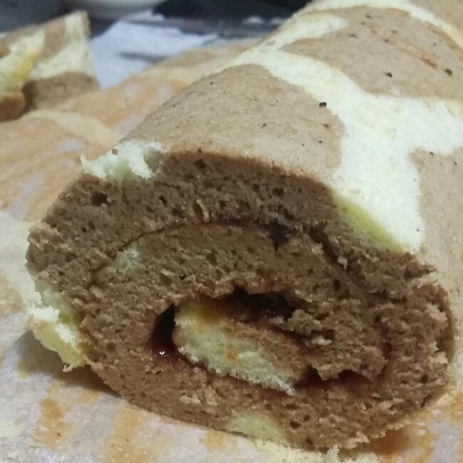 超萌长颈鹿蛋糕卷