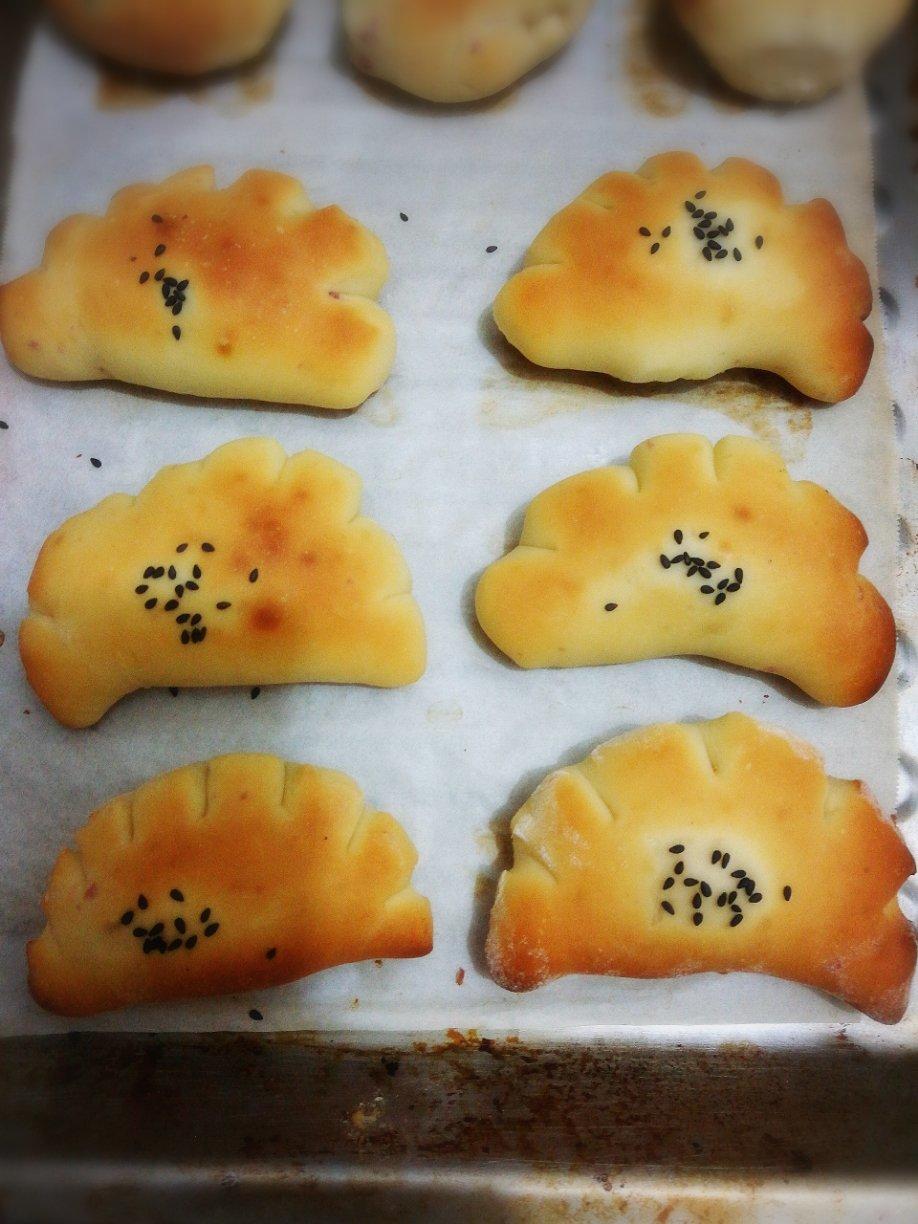 黄米蜜豆小餐包