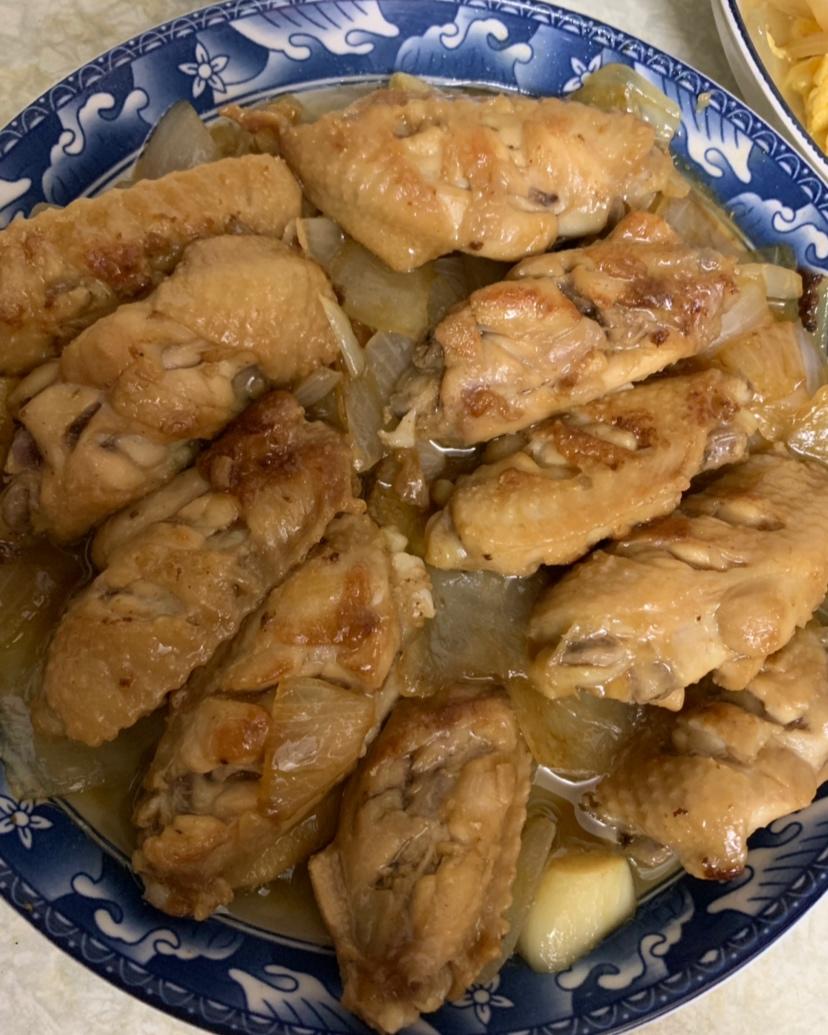 蒜香洋葱鸡翅
