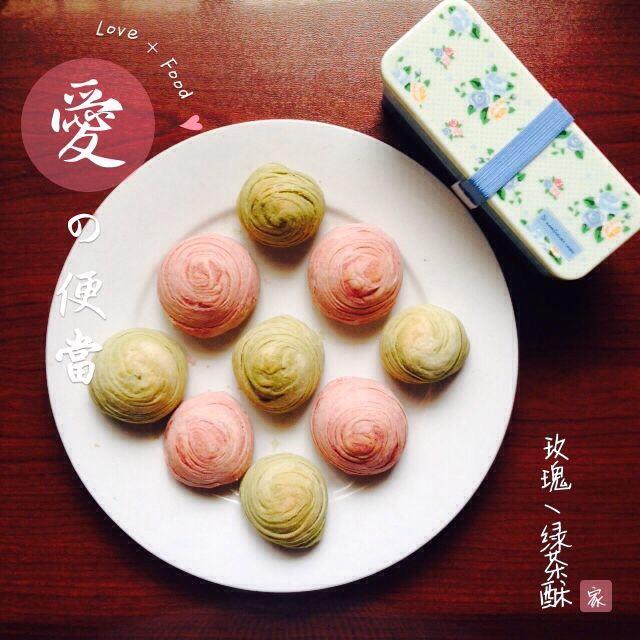 紫薯酥&抹茶酥