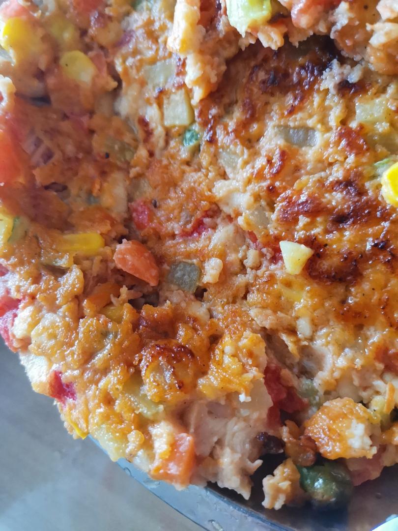 好吃不胖的时蔬鸡肉饼