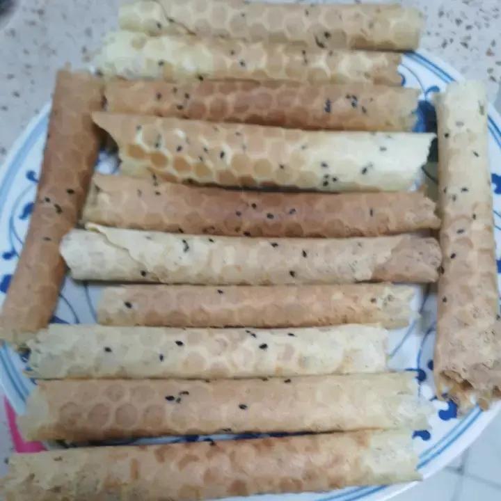 酥到掉渣的蛋卷