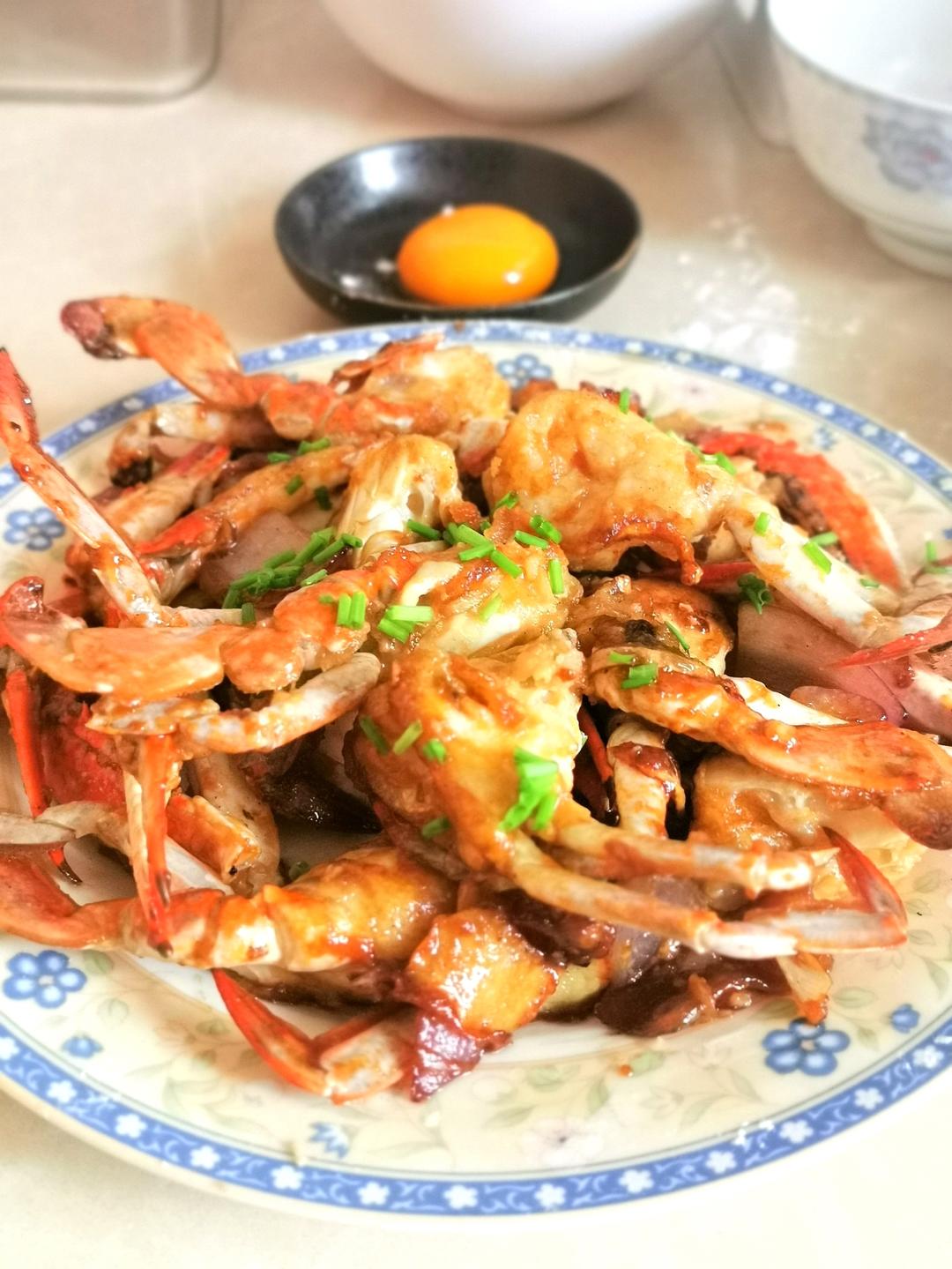 香爆梭子蟹