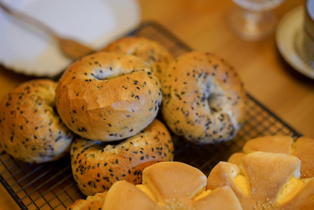 原味贝果🥯/黑芝麻贝果🥯