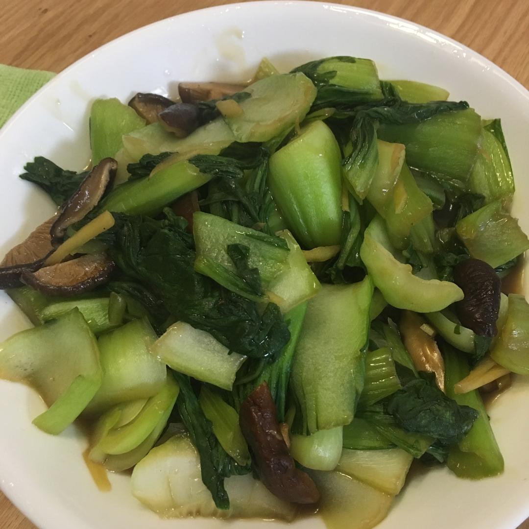 蚝油香菇小油菜