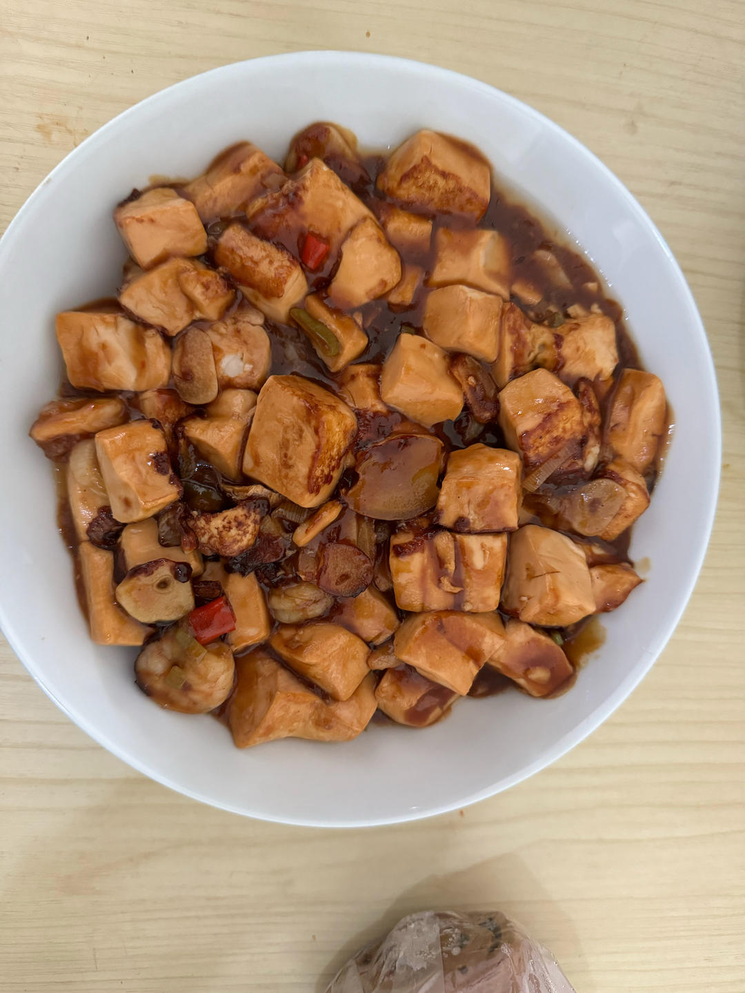 虾仁豆腐