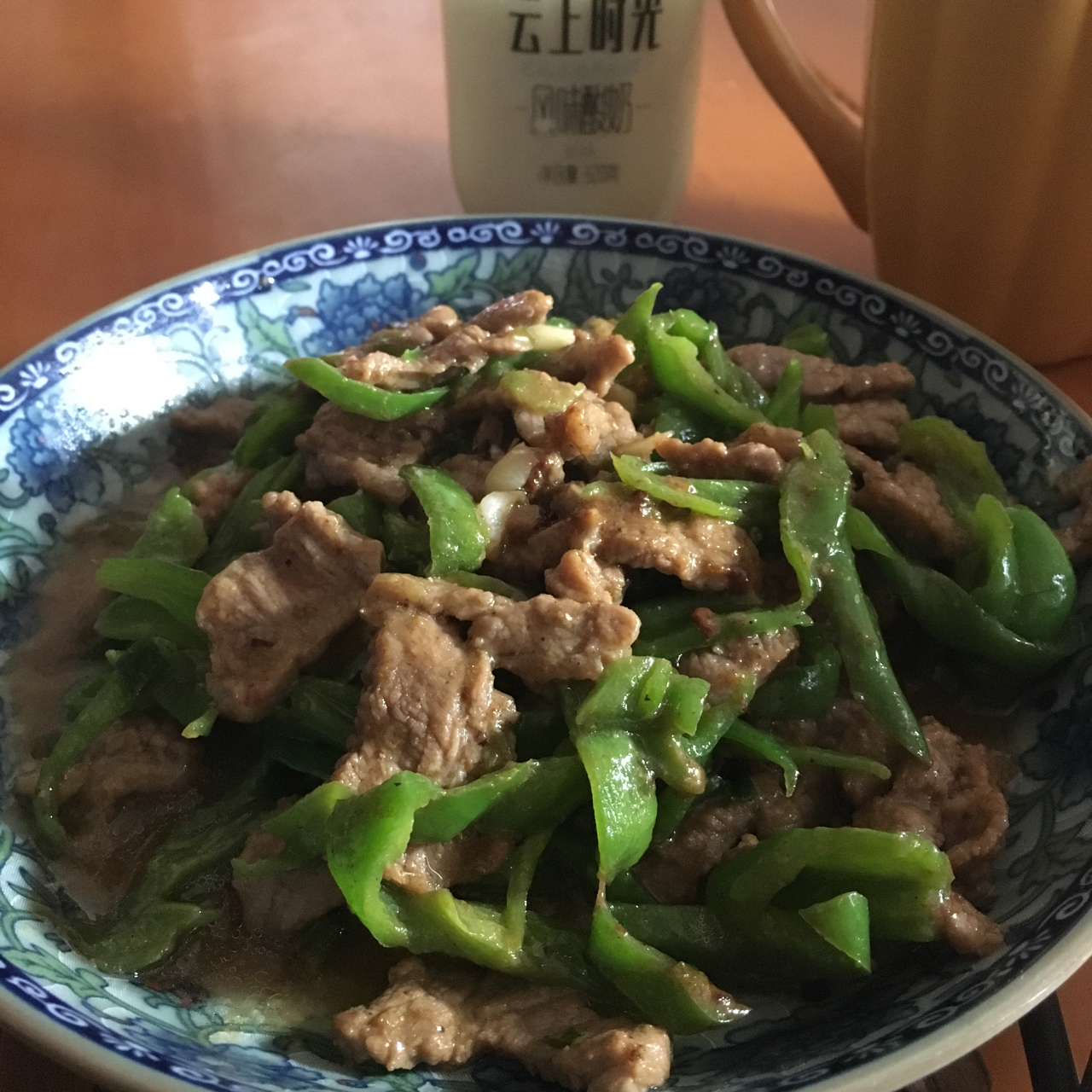 青椒牛肉丝