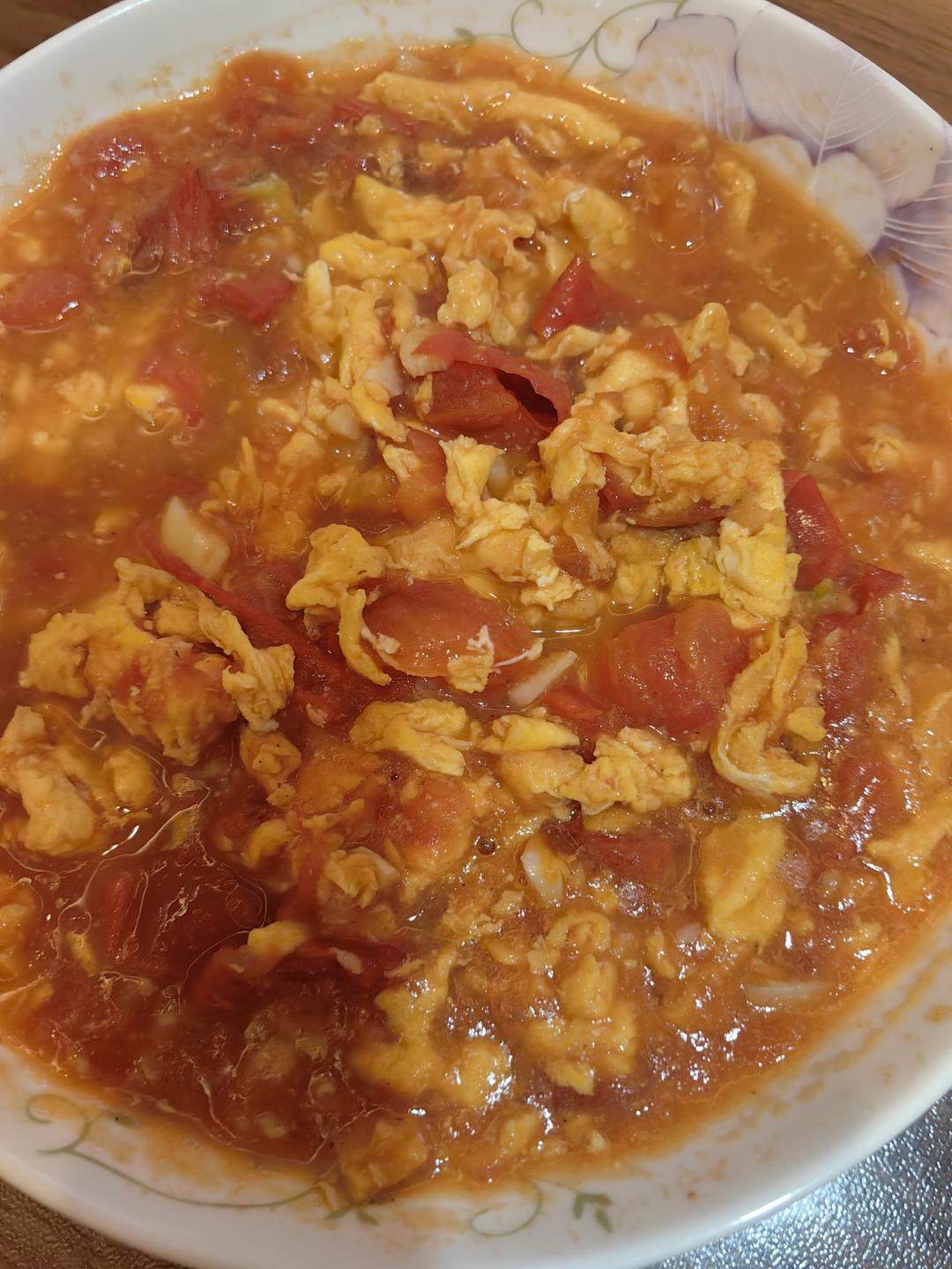 西红柿鸡蛋鸡蛋打卤面