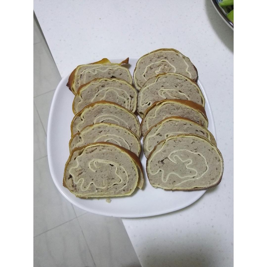 东北熏干豆腐肉卷