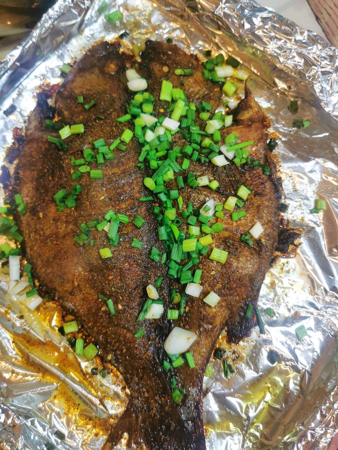 烧烤摊上的烤鱼  烤箱版烤鱼  干烤鱼