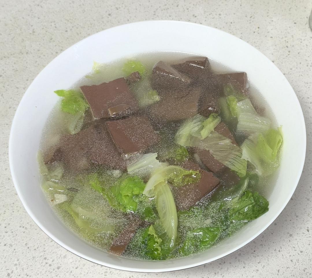 鸭血粉丝汤（无浓汤宝）