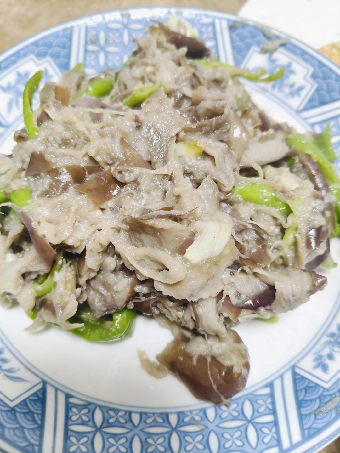 青椒炒茄子