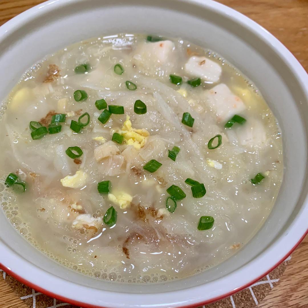 黄磊同款萝卜丝煎蛋汤