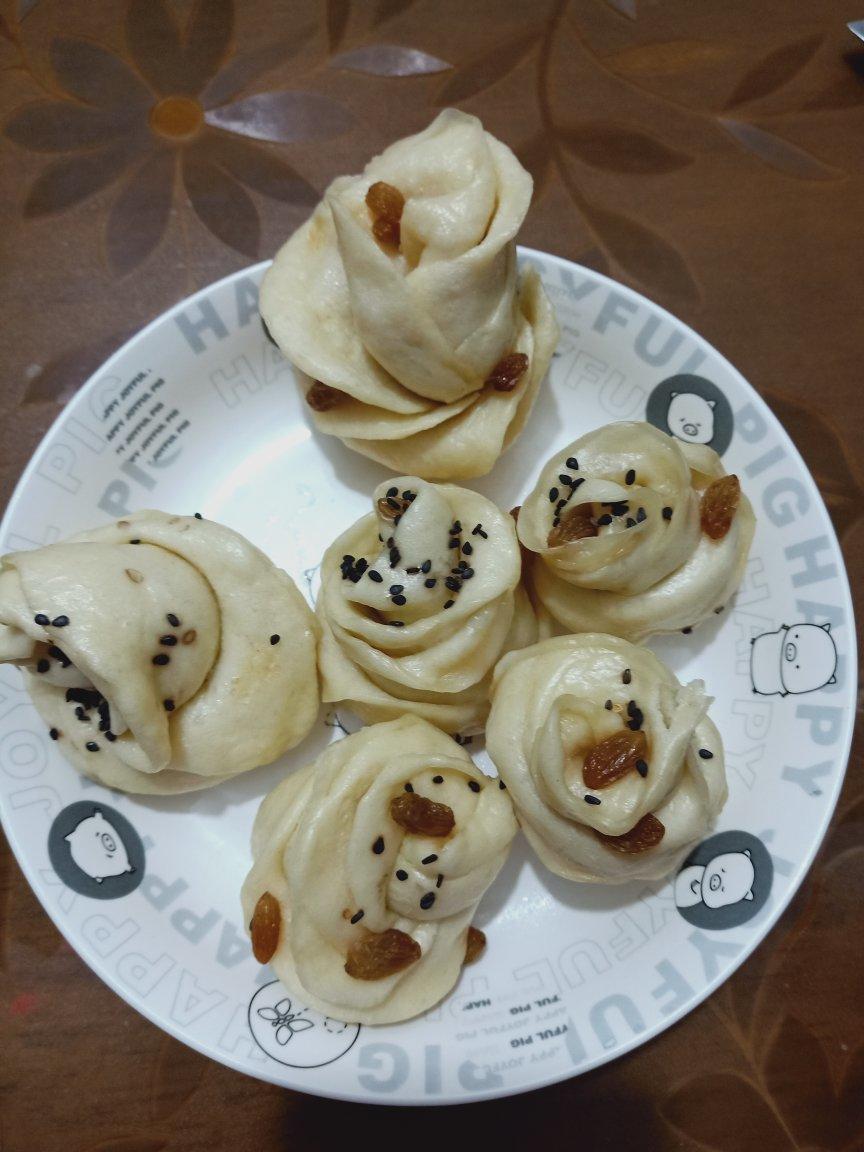 超松软蜂蜜馒头、花卷的做法（不用泡打粉）