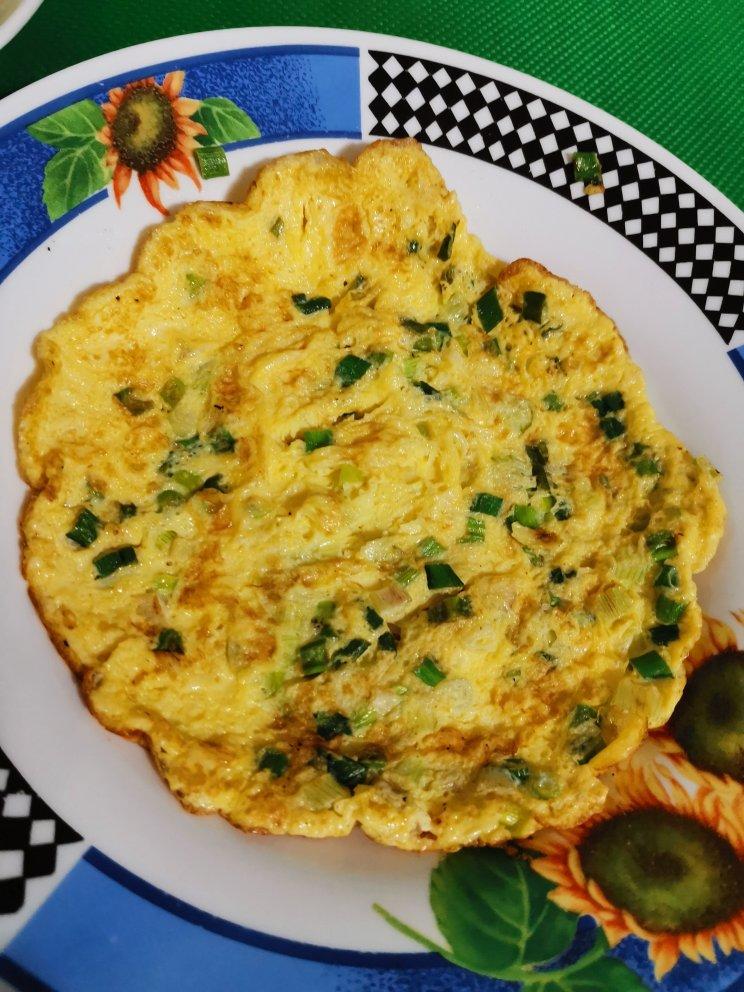 食材匮乏时，5分钟做好家常葱煎蛋