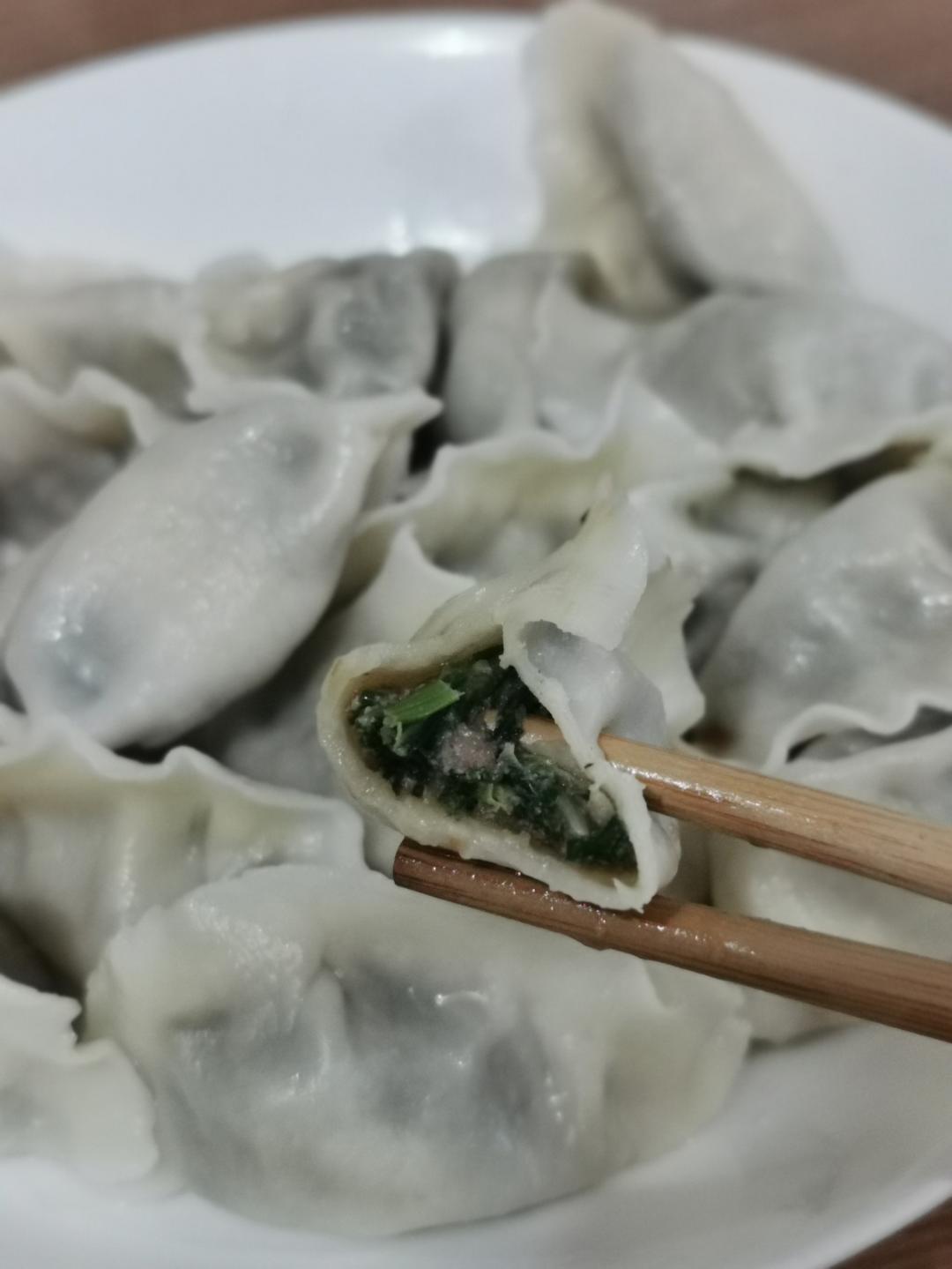 四叶菜饺子