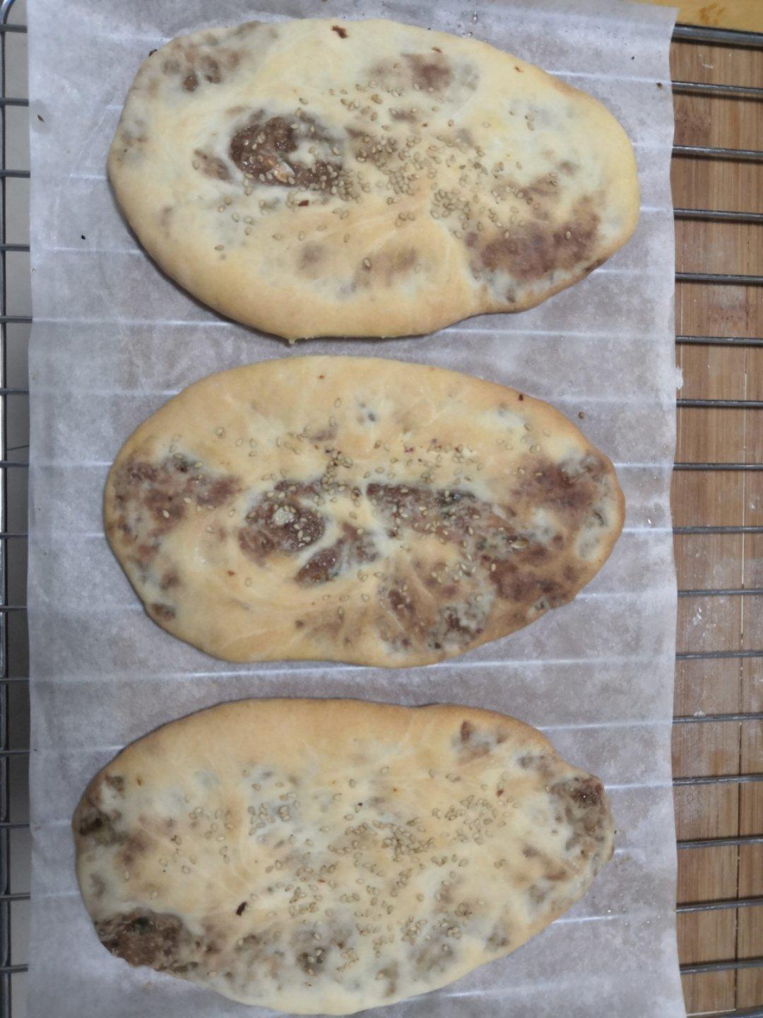 👩‍🍳香喷喷的榨菜鲜肉锅盔～吃一次忘不了💁🏻‍♀️