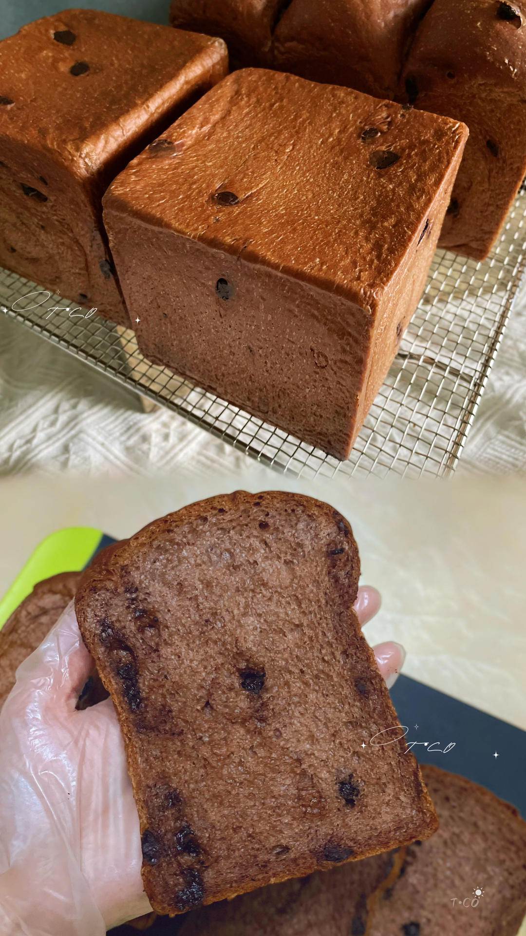 好吃到翘jiojio的巧克力生吐司