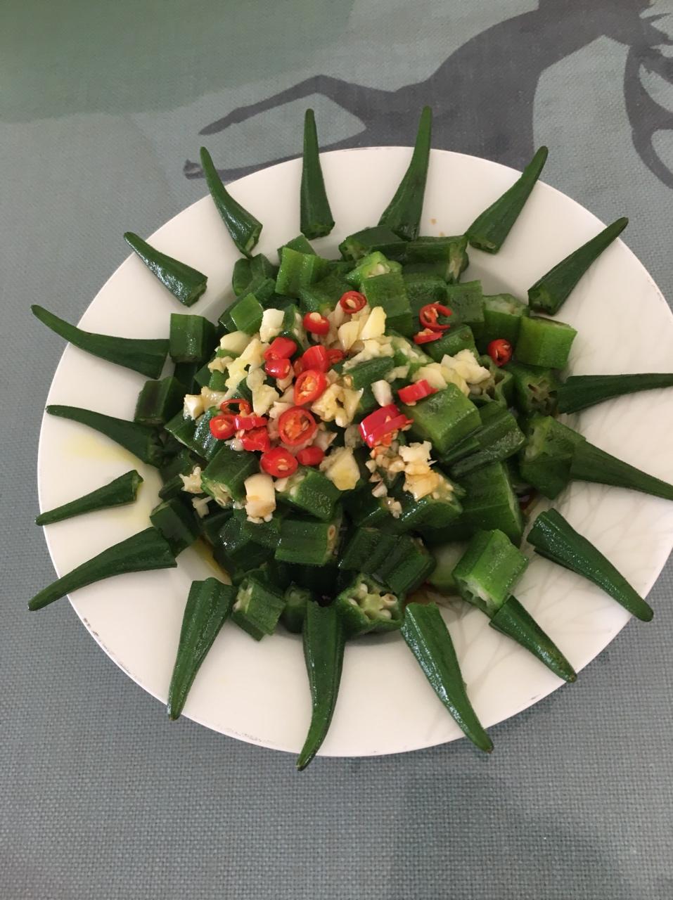 【白灼秋葵】清爽简单