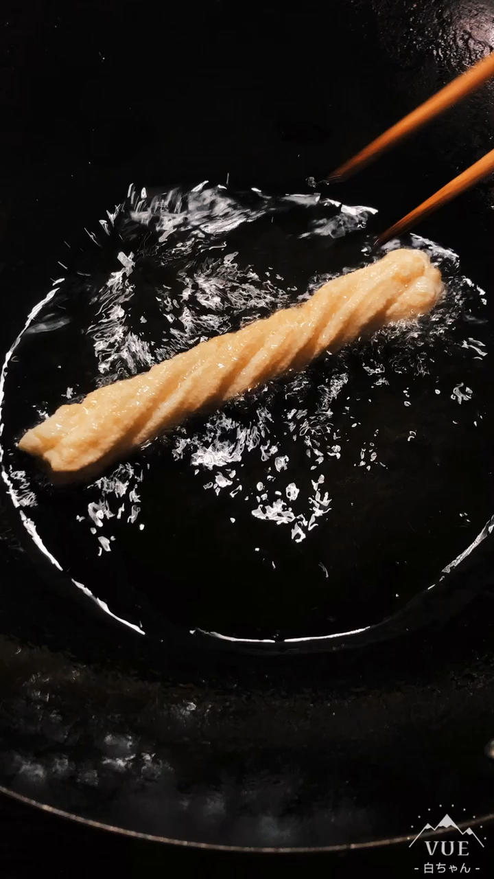 自制无泡打粉油条