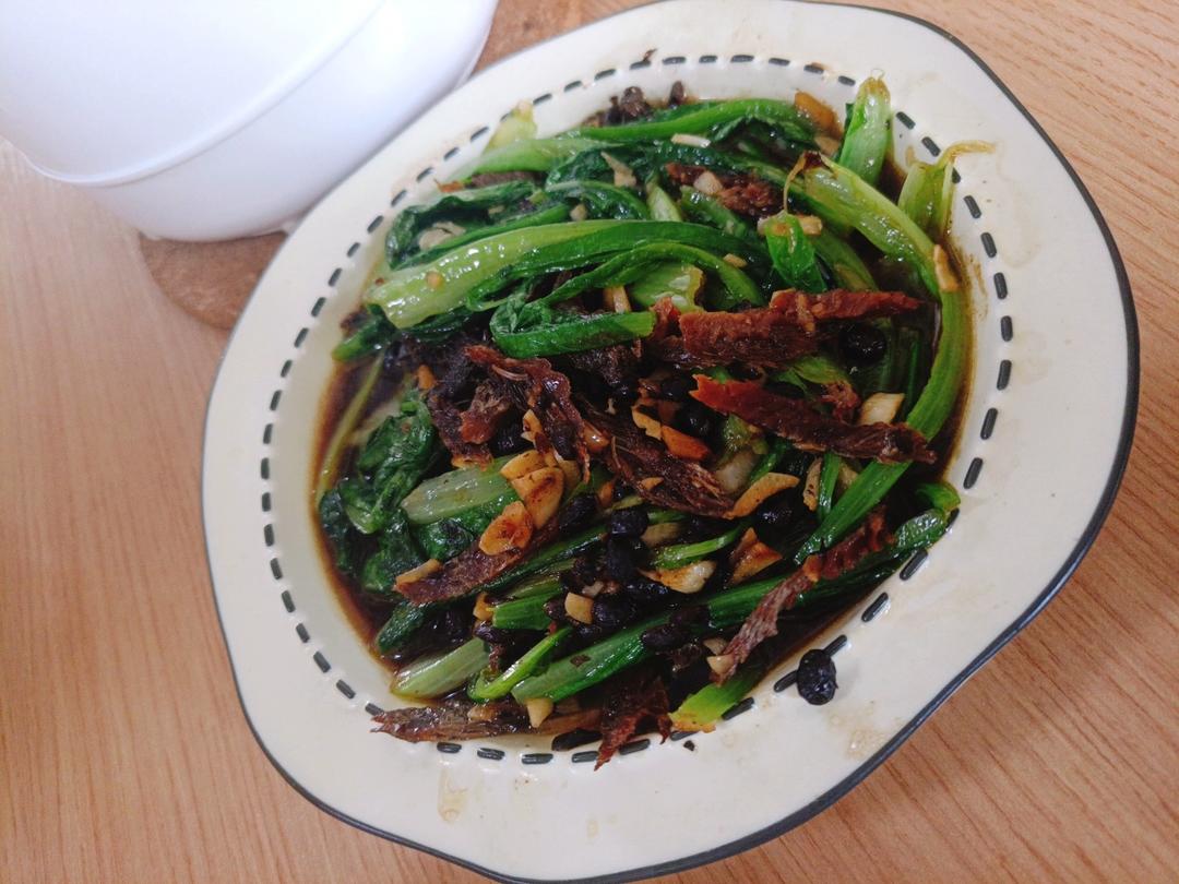豆豉鲮鱼油麦菜